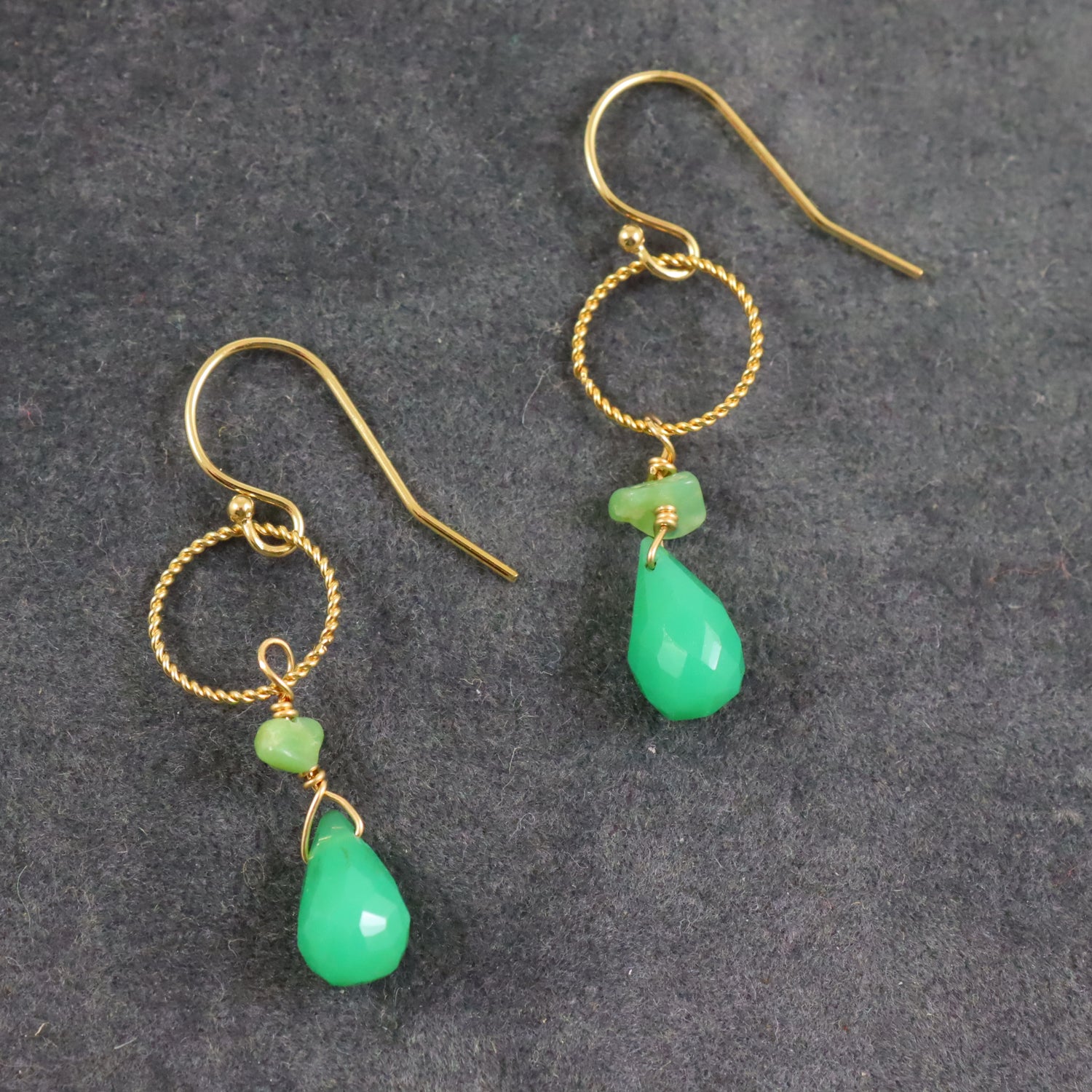 gemstone earrings